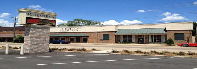 The Richton Bank & Trust main office on South Front Street in Richton